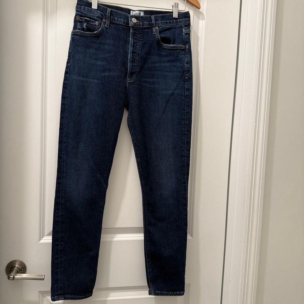 Agolde Denim Nico High Rise Slim in Cabana Size 28